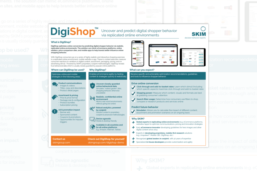 SKIM DigiShop | Behavioral insights behind walled gardens
